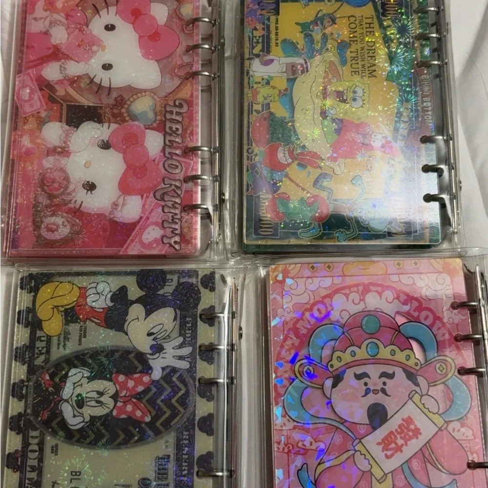 ACRYLIC SHAKER BINDER NOTEBOOKS